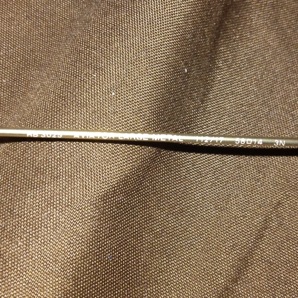 Large Metal Aviator REAL Ray-Bans - Picture 6 of 6